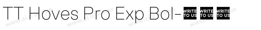 TT Hoves Pro Exp Bol字体转换 TT Hoves Pro Exp Bol字体转换